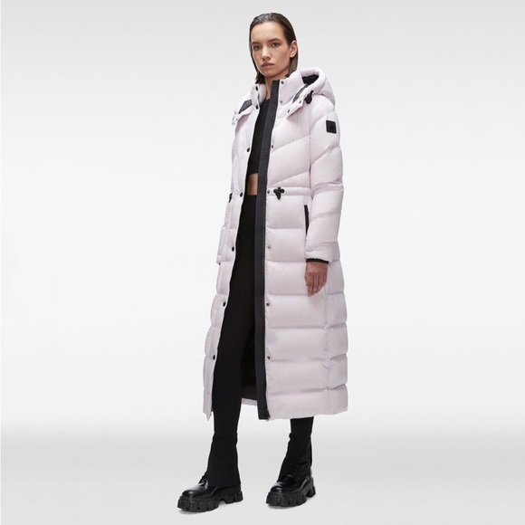 Moose Knuckles Women’s Lightweight Parka Coat Belle Cote Lilac - Picture 4 of 11